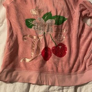 Juicy terry cloth zip up